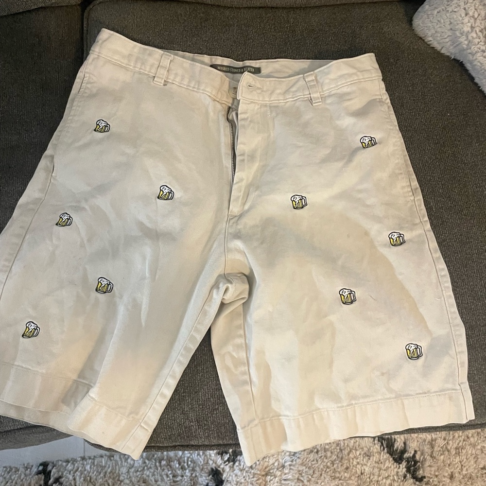 Beer Mug Khaki Shorts